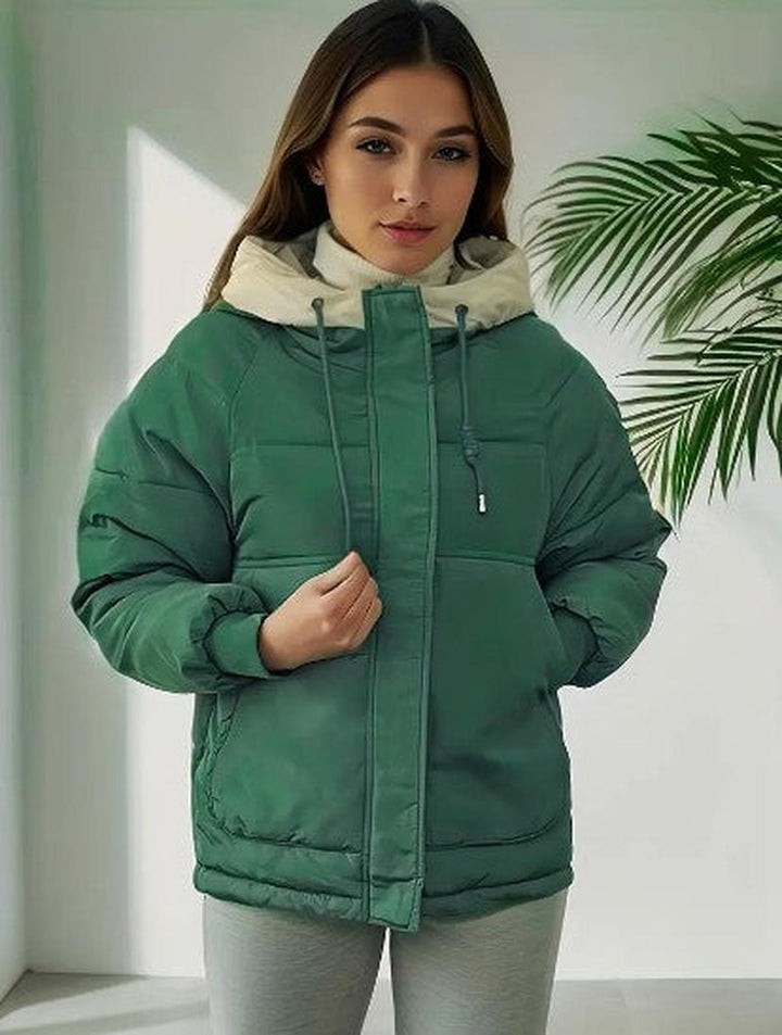 Drune | Fleece Futterte Damen Kapuzenjacke Für Freizeit und Outdoor Bekleidung