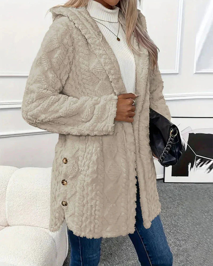 Drune | Strickjacke Mit Kapuze Mittellang Strickjacke Damen Strickjacke