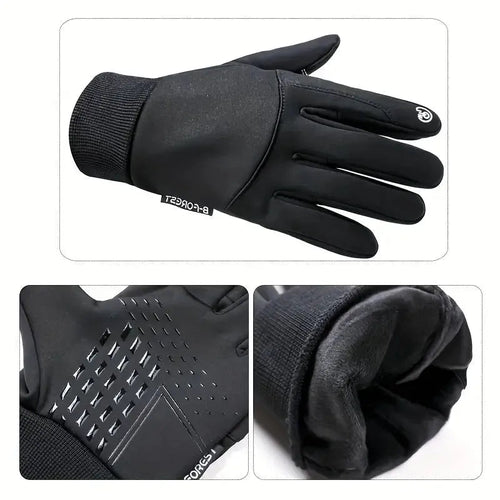 Drune | Fleece-Handschuhe für Herren & Damen - Wind- und Wasserdicht