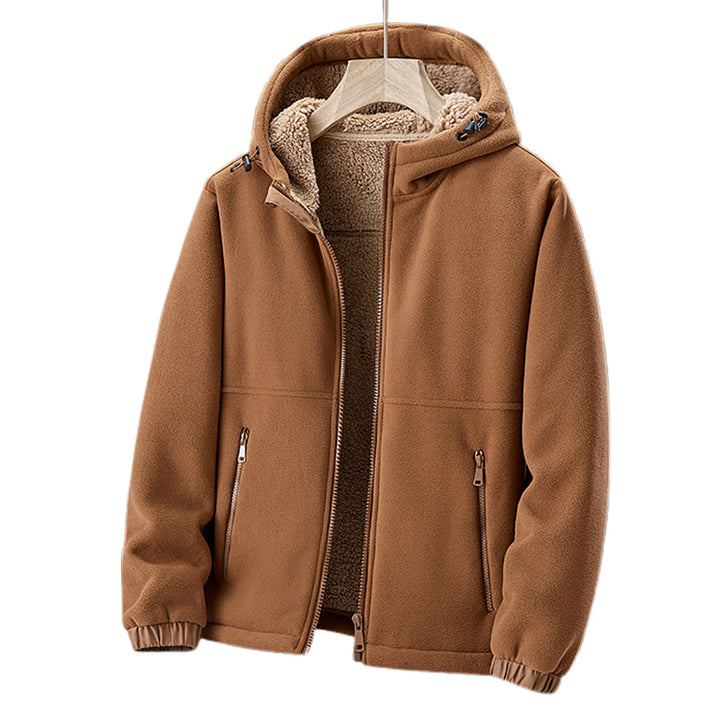 Drune | Fleecejacke für Herren - Mit Kapuze, Leicht - Winter