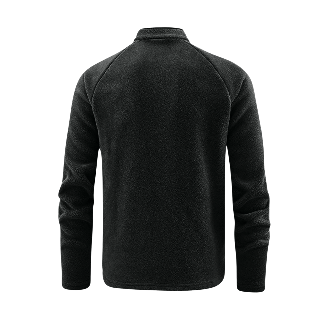 Drune | Fleecejacke für Herren, thermisch, Halbreißverschluss - Winterbekleidung