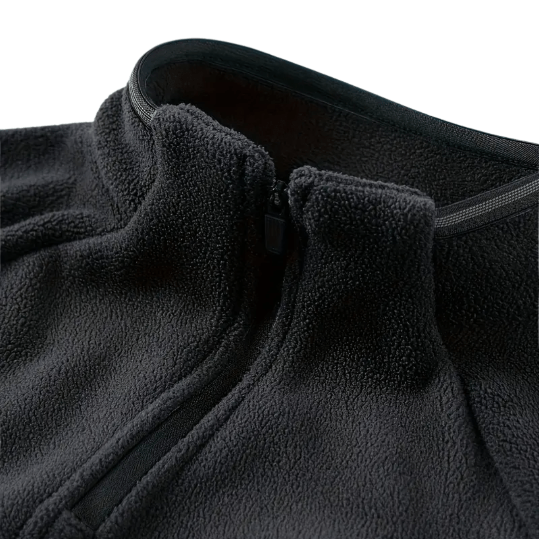 Drune | Fleecejacke für Herren, thermisch, Halbreißverschluss - Winterbekleidung