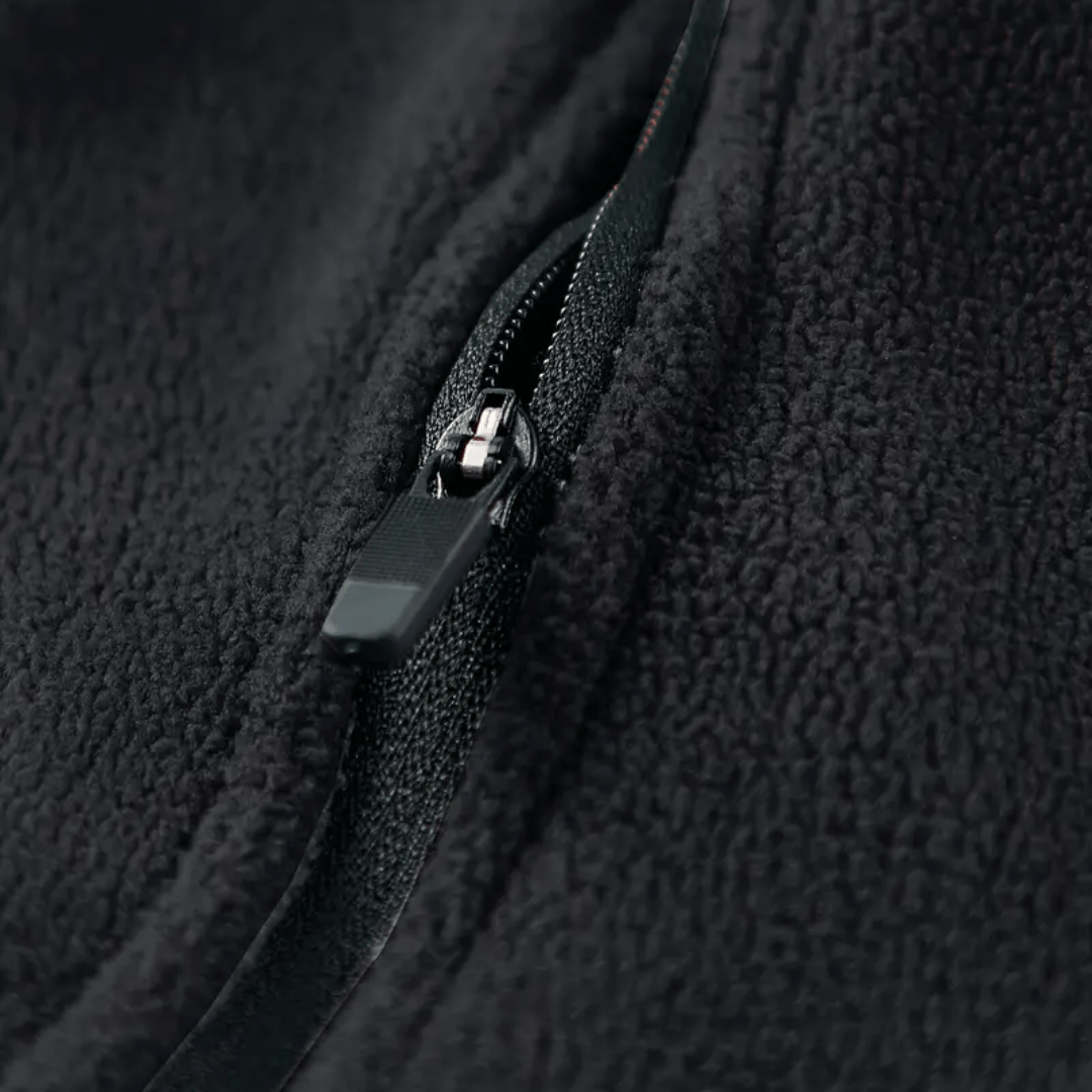 Drune | Fleecejacke für Herren, thermisch, Halbreißverschluss - Winterbekleidung