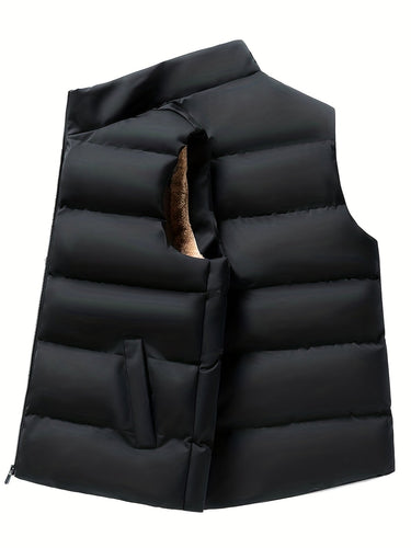 Drune | Fleece Weste für Männer - Stehkragen, praktische Taschen