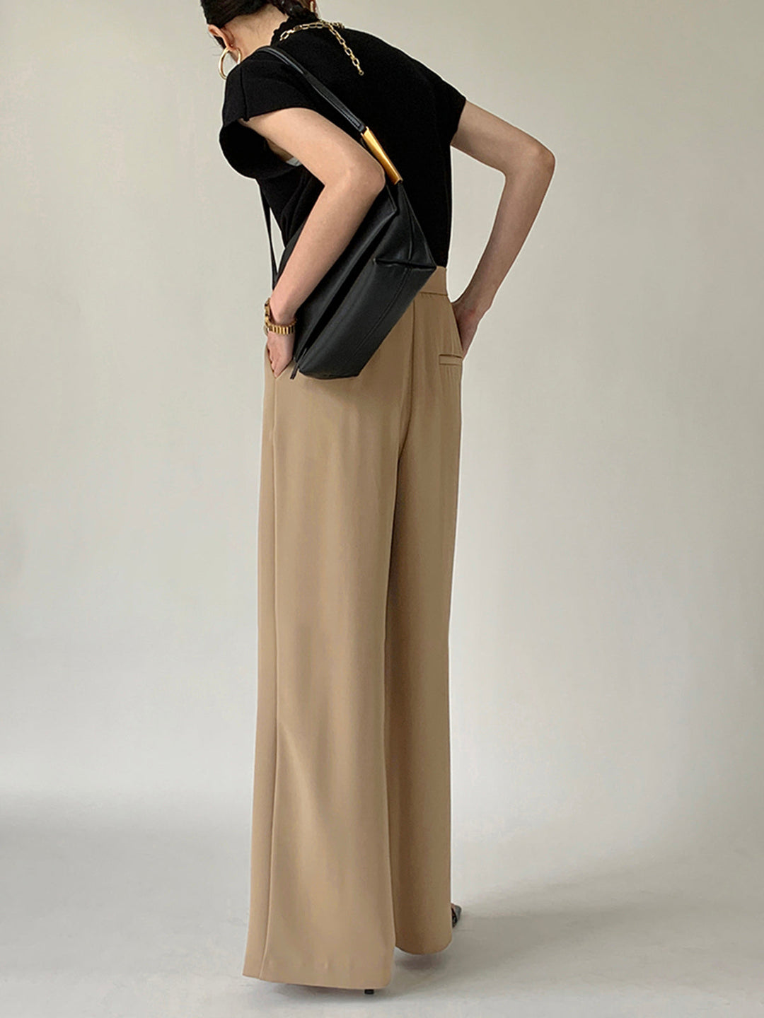 Drune | Weitbein-Kleid für Damen mit Taillenbund