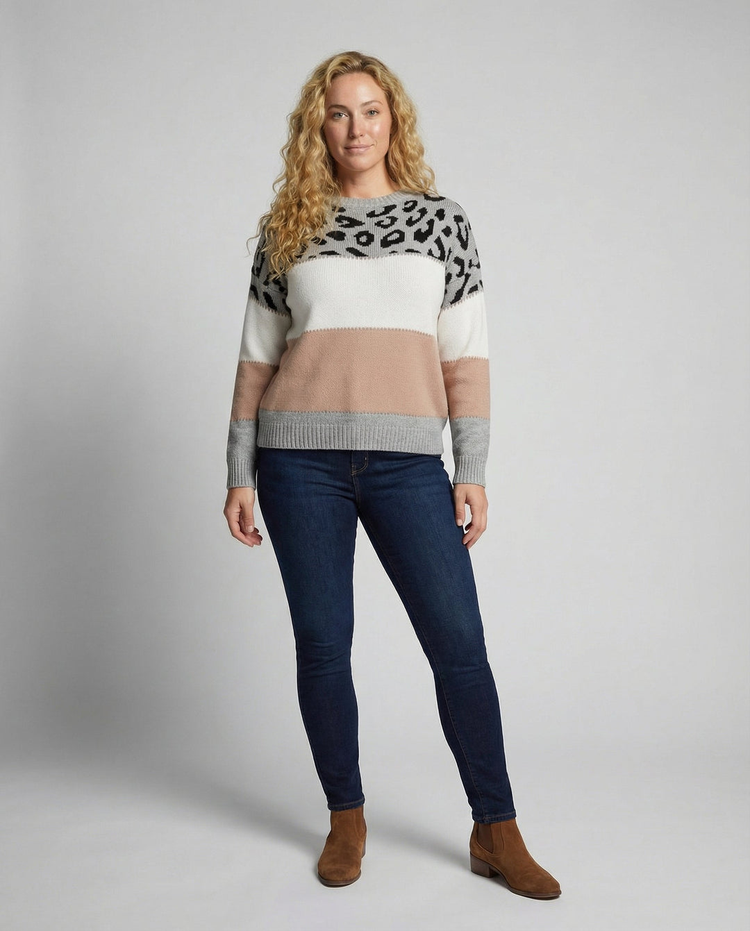 Trendiger Damen Pullover Druck | Drune