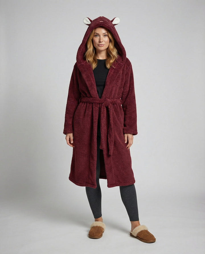 Weicher Bequemer Bademantel Damen | Drune
