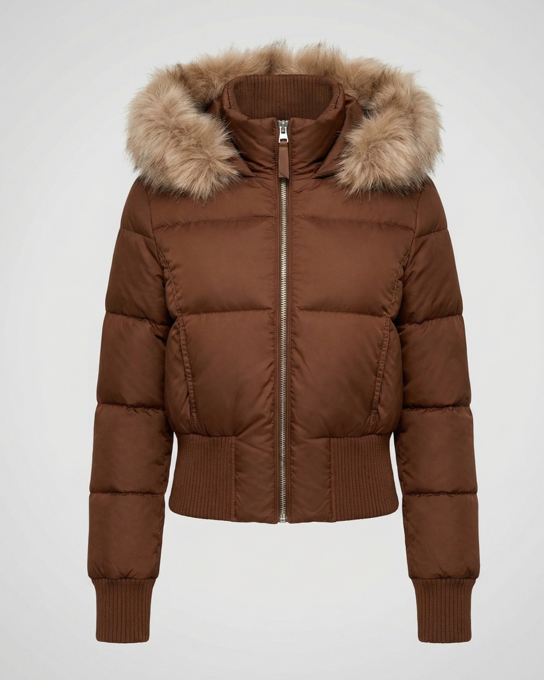 Cropped Gefütterte Winterjacke | Drune