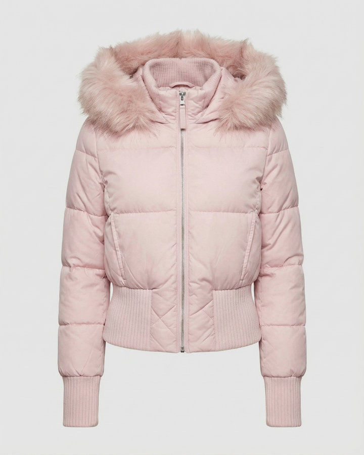 Cropped Gefütterte Winterjacke | Drune