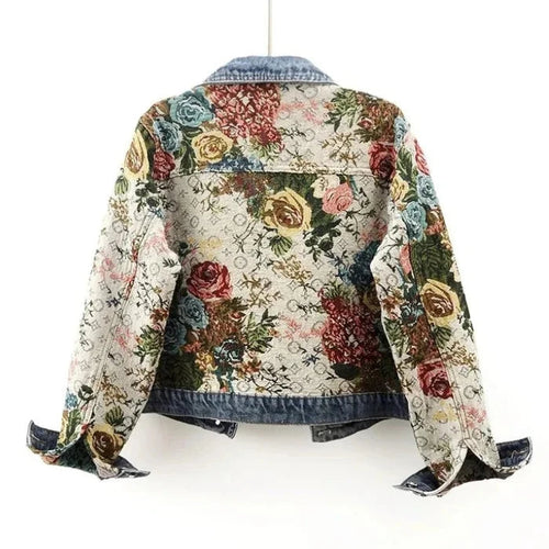 Drune | Jeansjacke Damen - Umweltfreundlich 100% Bio-Baumwolle Cropped Design