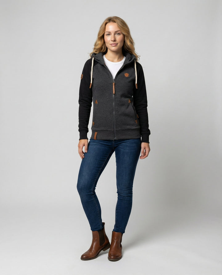 Weicher Kapuzen Hoodie Damen | Drune