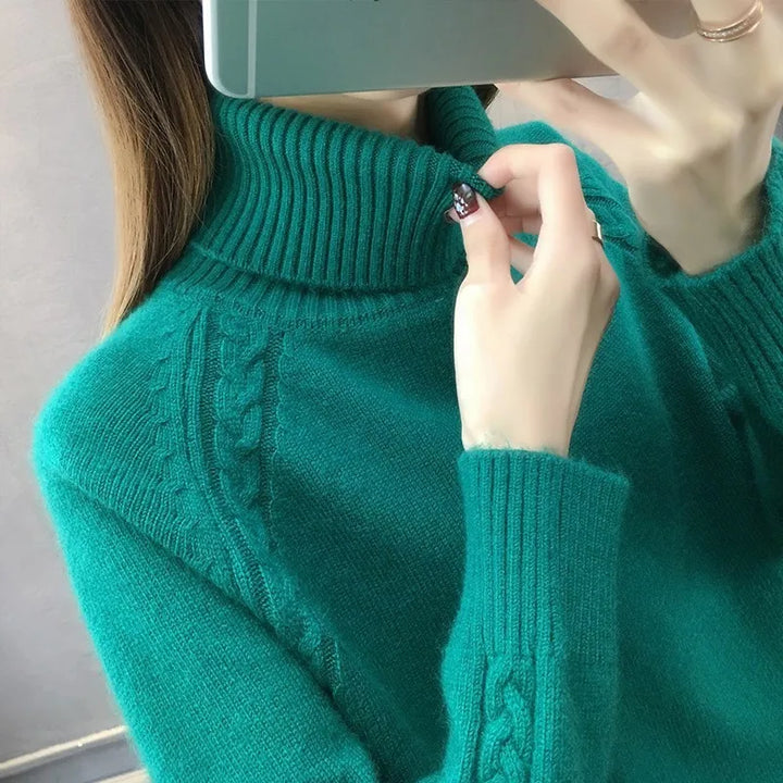 Drune | Klassischer Rollkragenpullover Wollmischung Warm und Stilvoll
