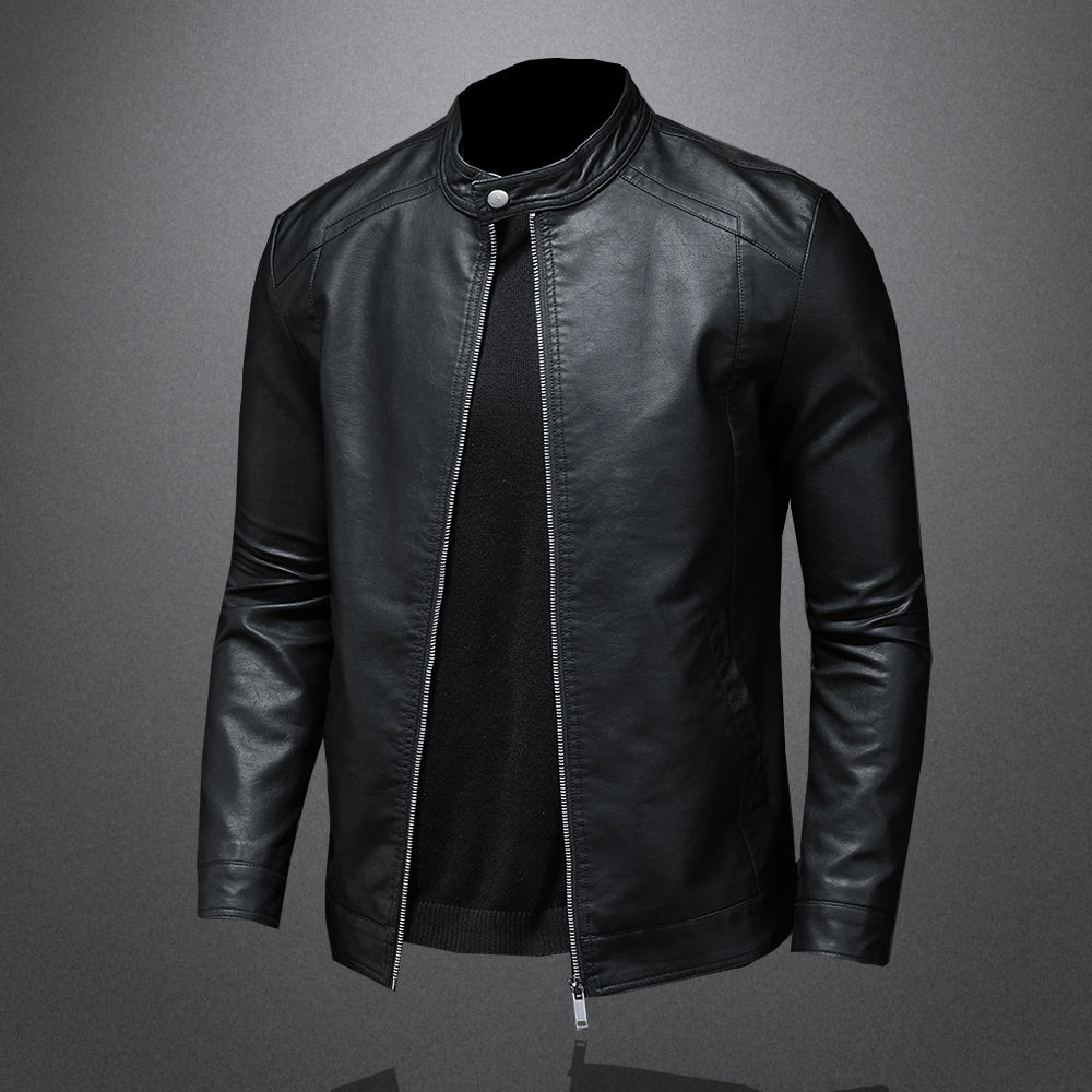 Drune | Leder Motorradlederjacke