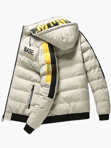 Drune | Winter Steppjacke Urban Streetstyle Kapuze - Modische Outdoorjacke für Alltag & Freizeit