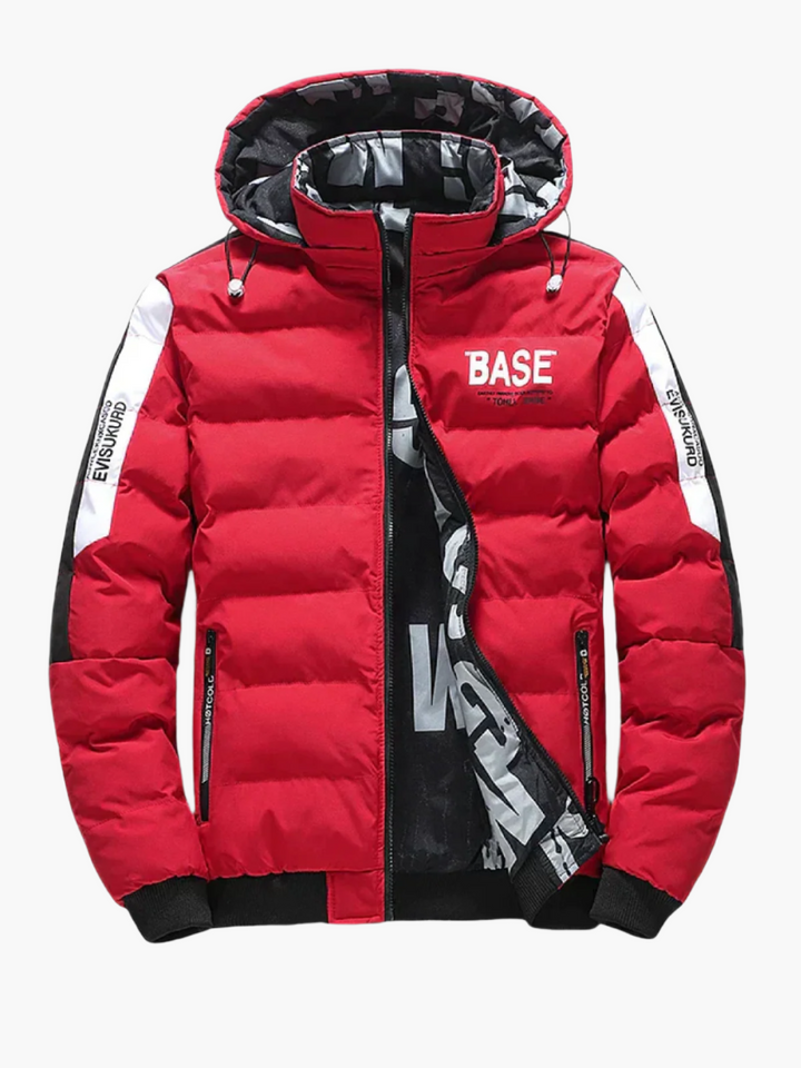 Drune | Winter Steppjacke Urban Streetstyle Kapuze - Modische Outdoorjacke für Alltag & Freizeit