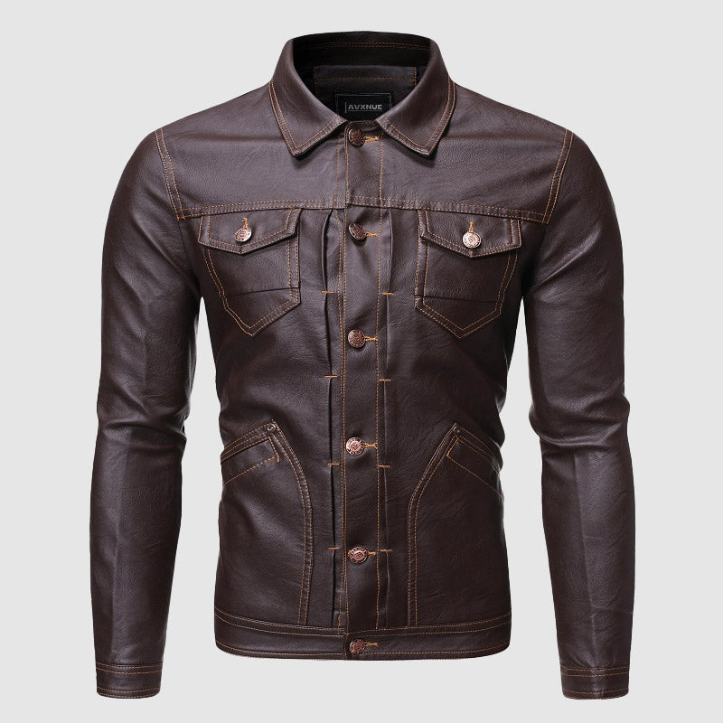 Drune | Hardy Vintage Biker Lederjacke