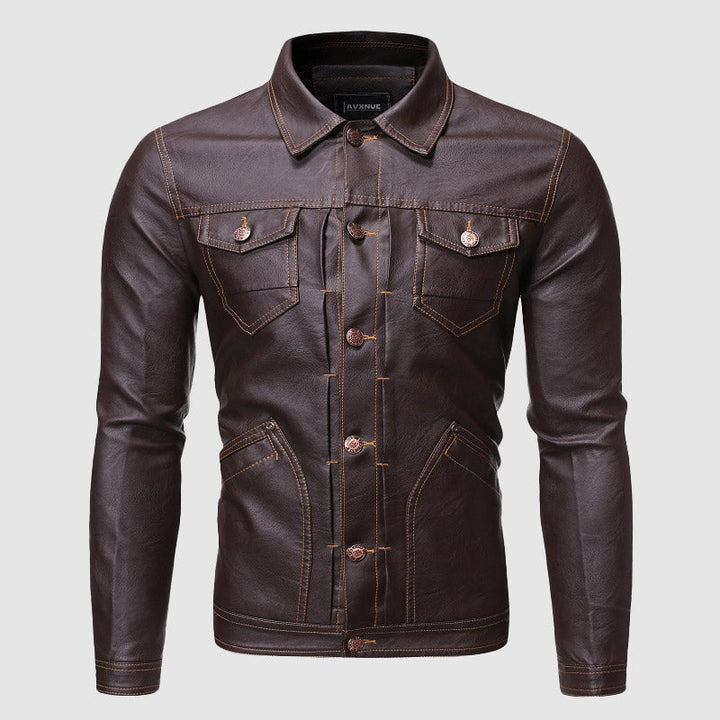 Drune | Hardy Vintage Biker Lederjacke