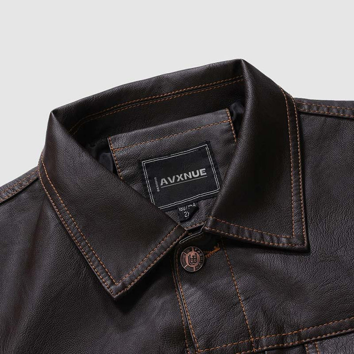Drune | Hardy Vintage Biker Lederjacke