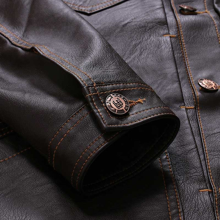 Drune | Hardy Vintage Biker Lederjacke