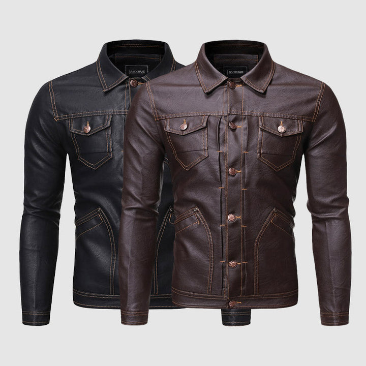 Drune | Hardy Vintage Biker Lederjacke