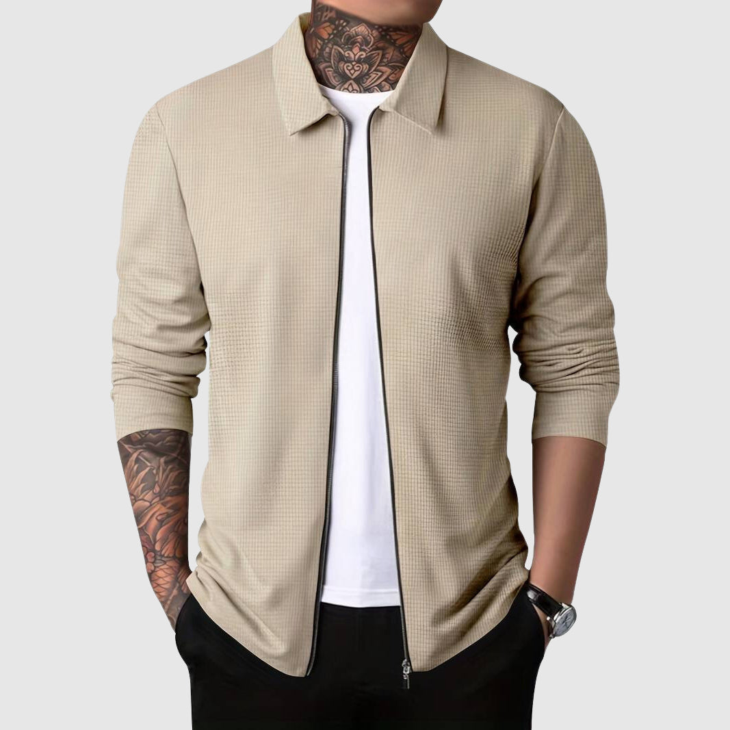 Drune | Hardy Waffle Zip-Up Jacke