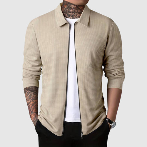 Drune | Hardy Waffle Zip-Up Jacke