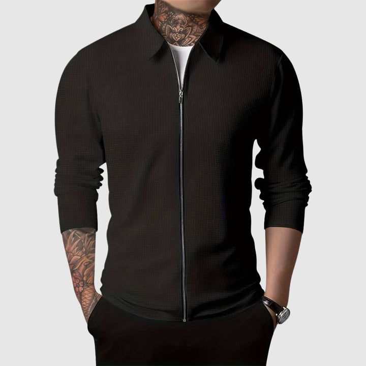 Drune | Hardy Waffle Zip-Up Jacke