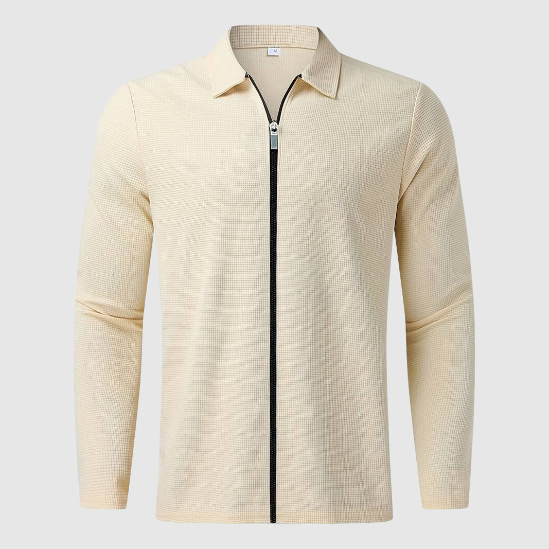 Drune | Hardy Waffle Zip-Up Jacke