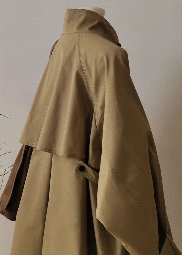Drune | Damen Trenchcoat mit Reißverschluss und langen Ärmeln