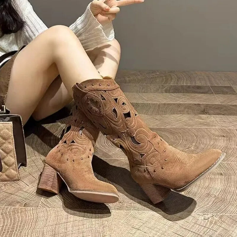 Drune | Westliche Ankle Boots