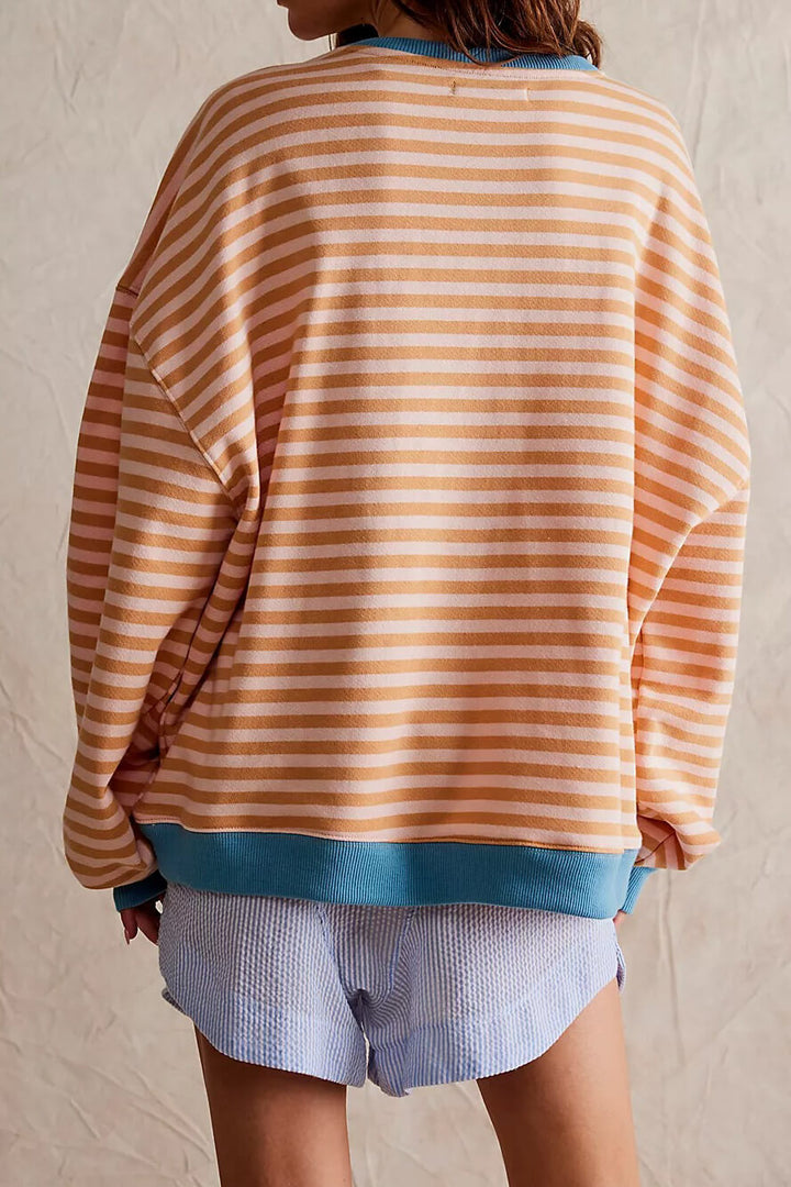 Drune | Gestreifter Strickpullover