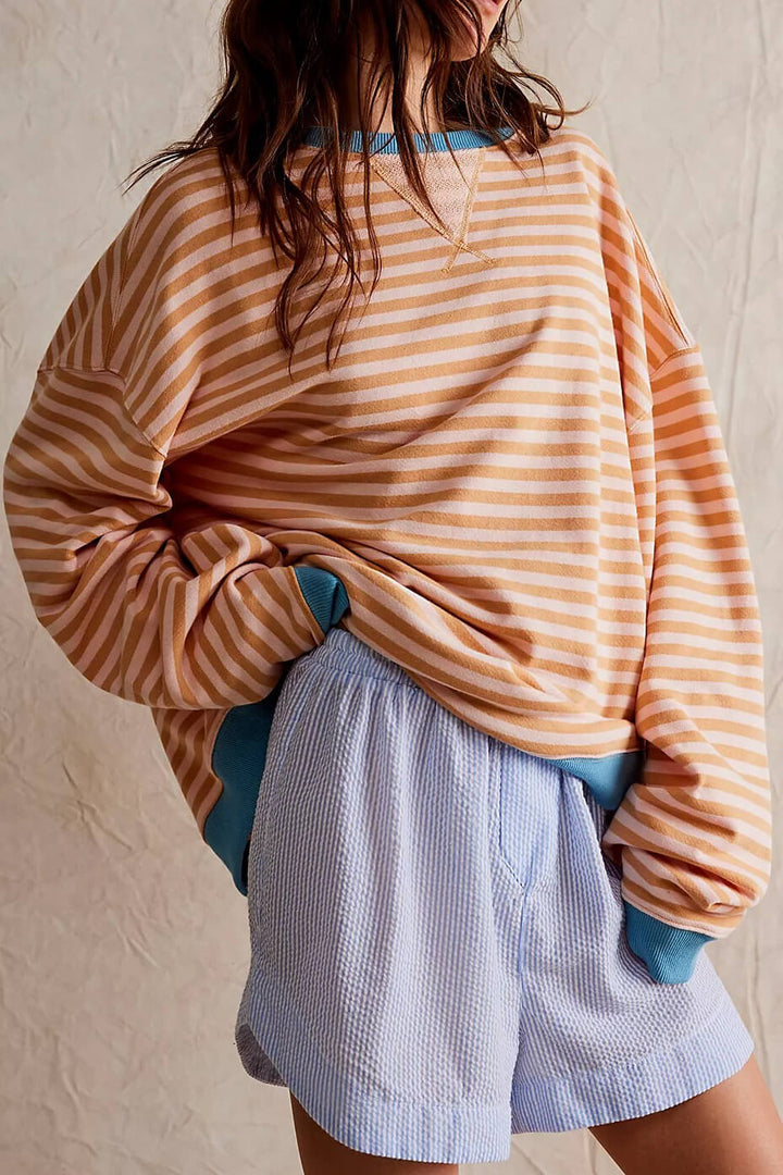 Drune | Gestreifter Strickpullover
