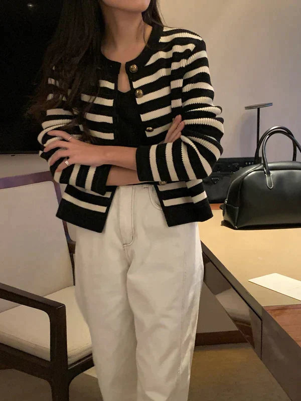 Drune Streifen - Elegante gestreifte Jacke