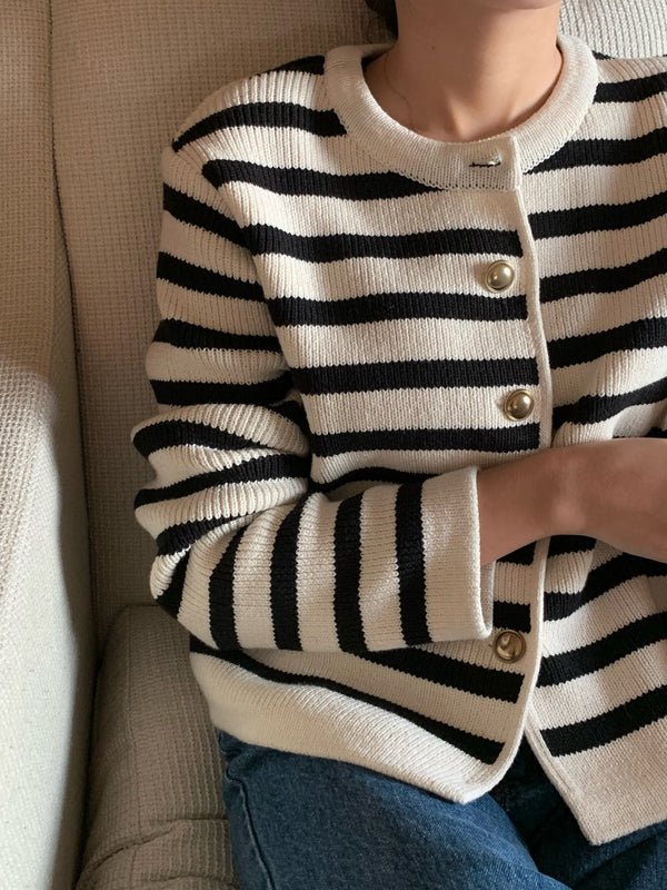 Drune Streifen - Elegante gestreifte Jacke
