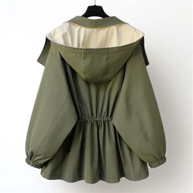 Drune | Wasserdicht Kapuze Regenjacke Damenjacke