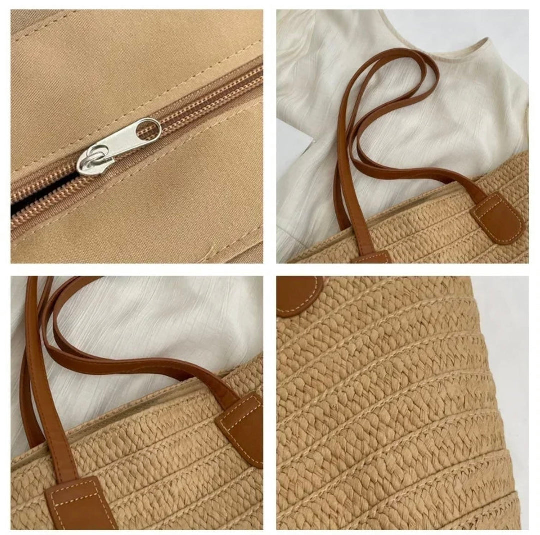 Drune | Strandtasche aus Stroh