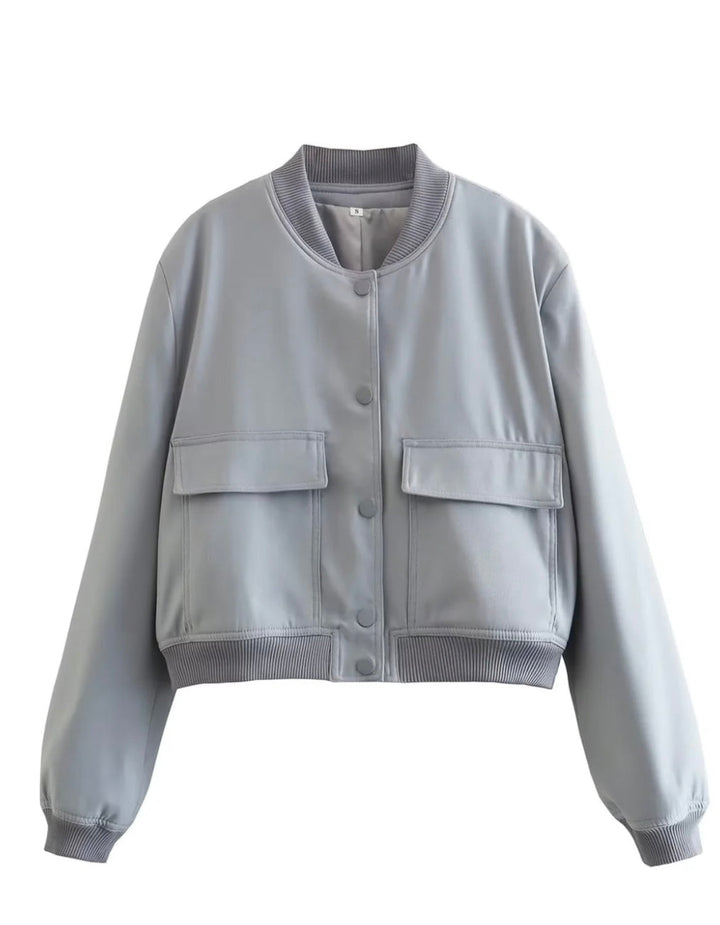 Drune | Couture Bomberjacke für Damen Reguläre Passform Essentiell