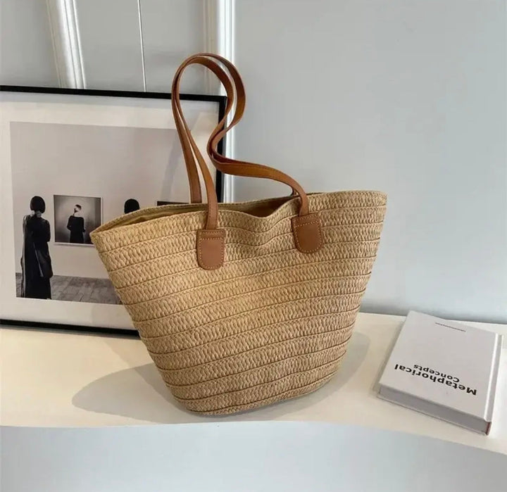 Drune | Strandtasche aus Stroh
