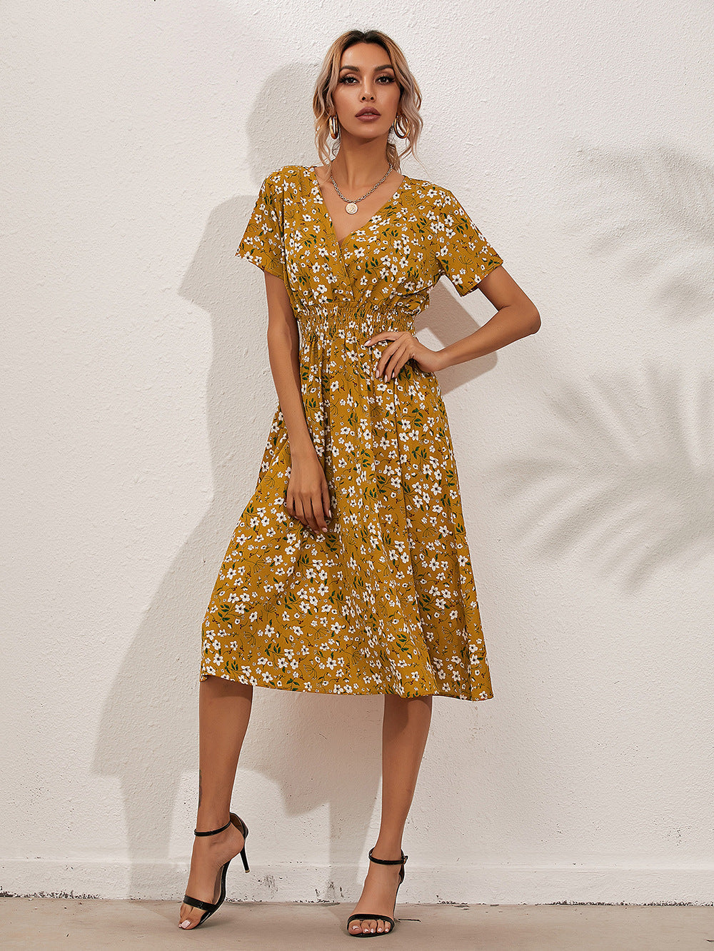 Drune | Damen Kleid mit Blumenmuster