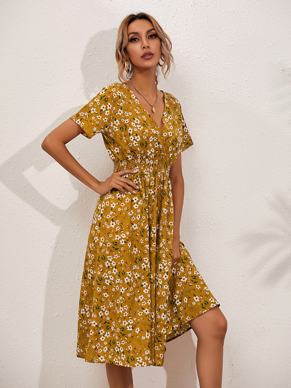 Drune | Damen Kleid mit Blumenmuster