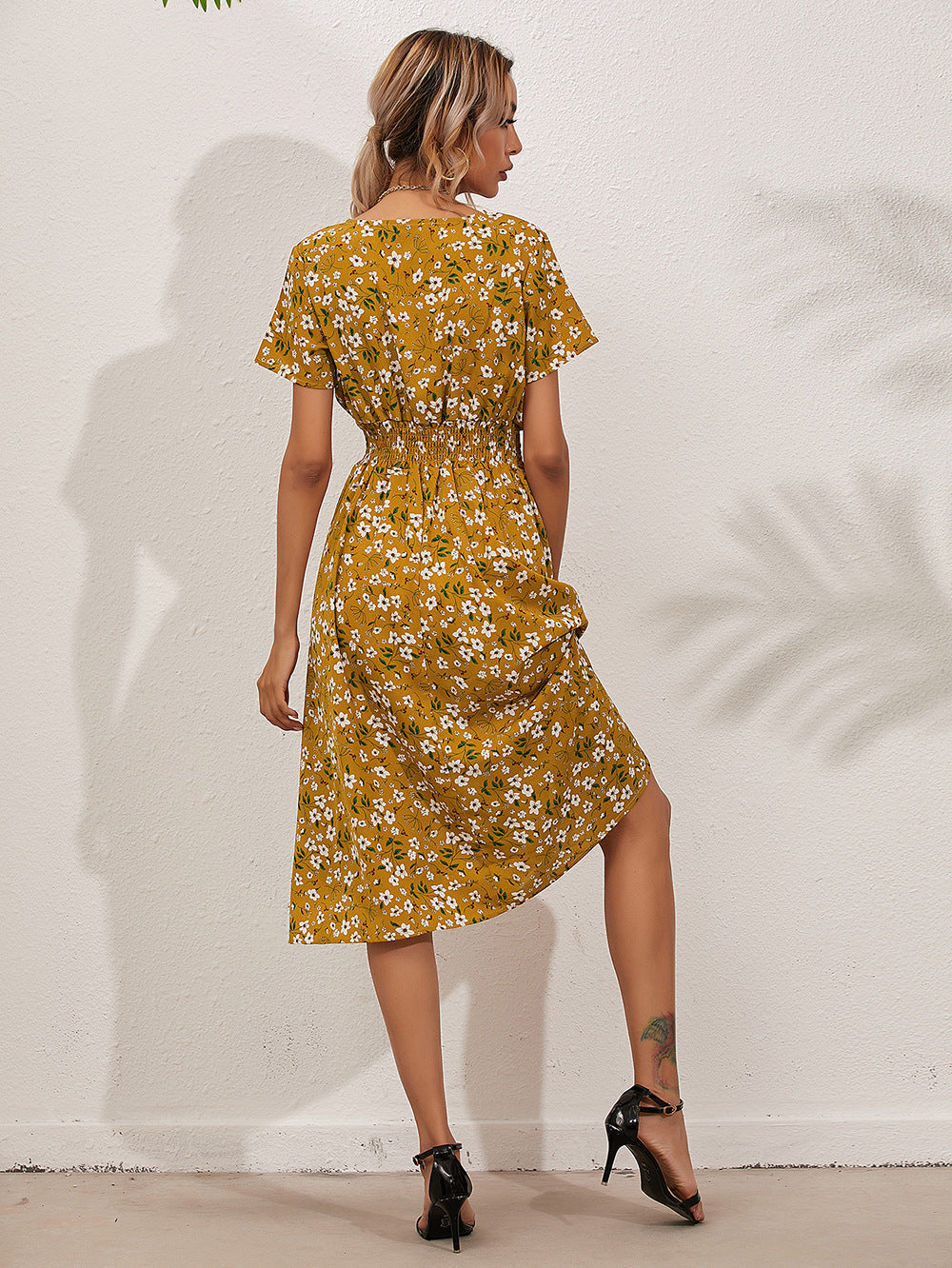 Drune | Damen Kleid mit Blumenmuster