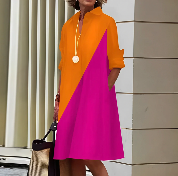 Drune | Elegantes & Bequemes Damen Midi-Kleid