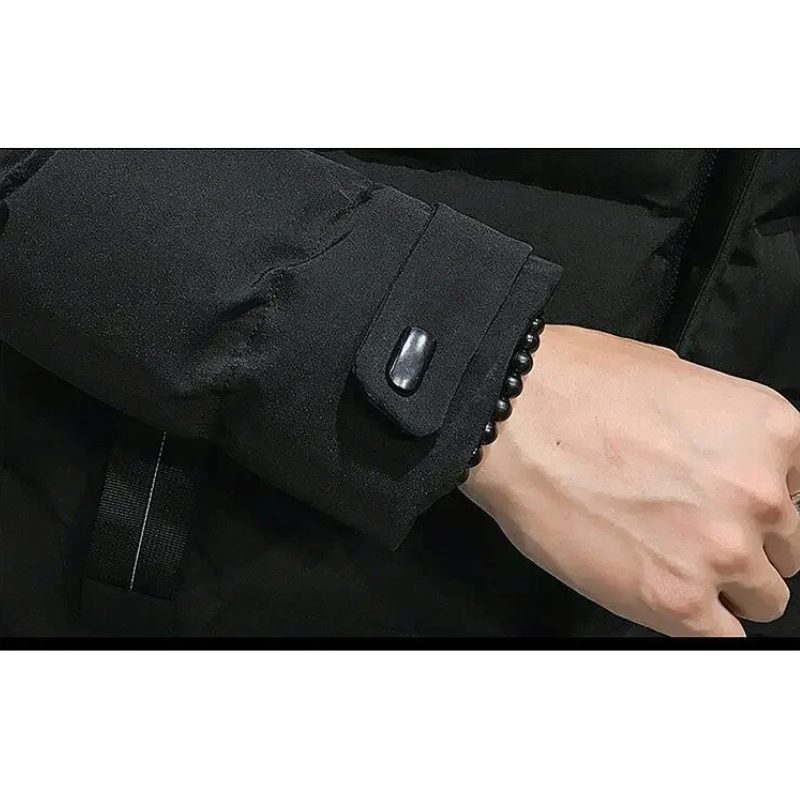 Drune | Langer Herrenmantel Winddicht für Alltag und Outdoor-Aktivitäten