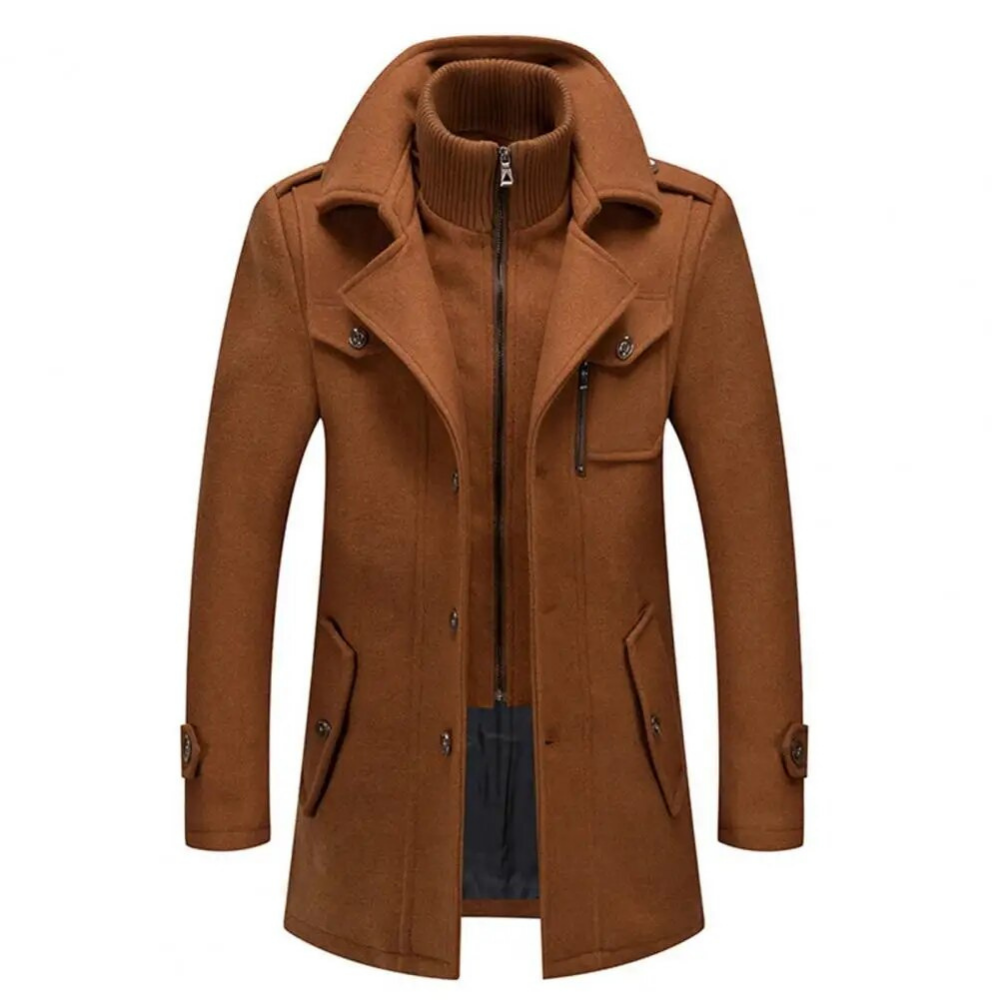 Drune | Modischer Herren-Doppelkragenjacke