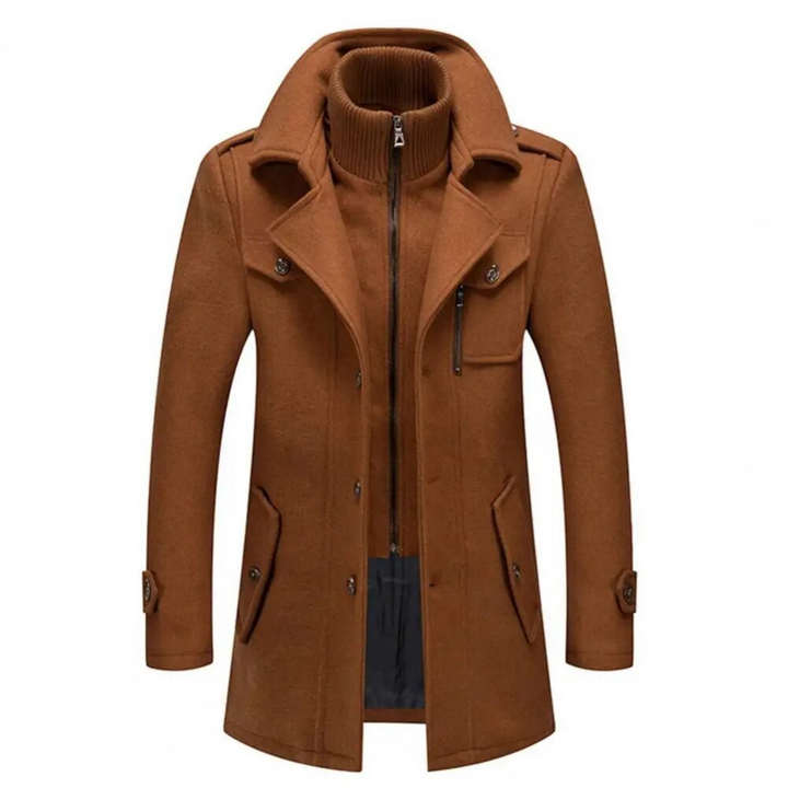 Drune | Modischer Herren-Doppelkragenjacke