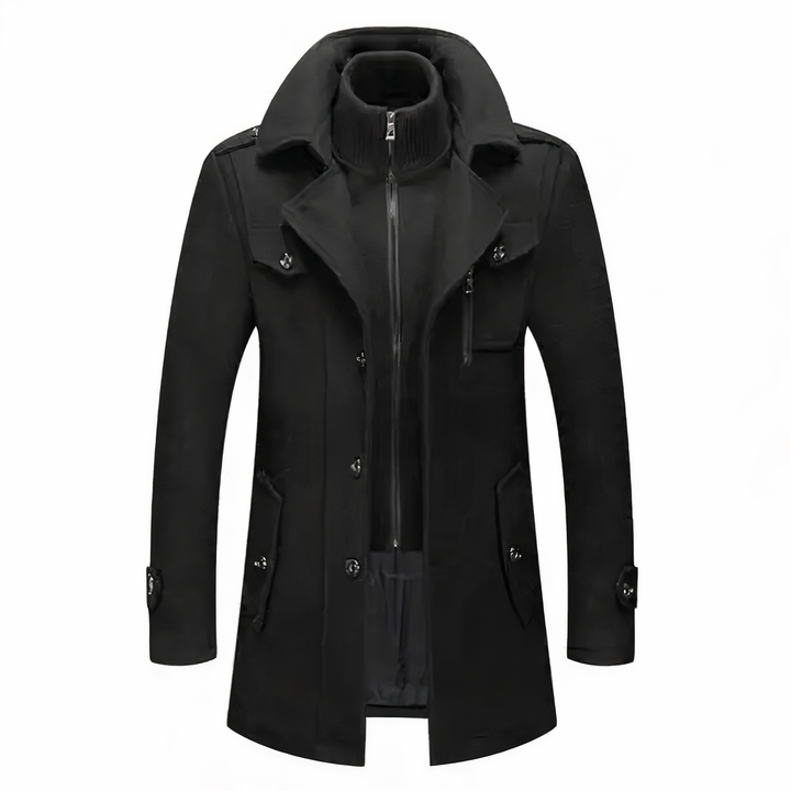 Drune | Moderigtig Doppelkragenjacke Für Männer