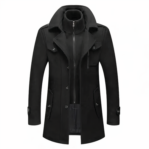 Drune | Doppelkragen Trend Herrenjacke