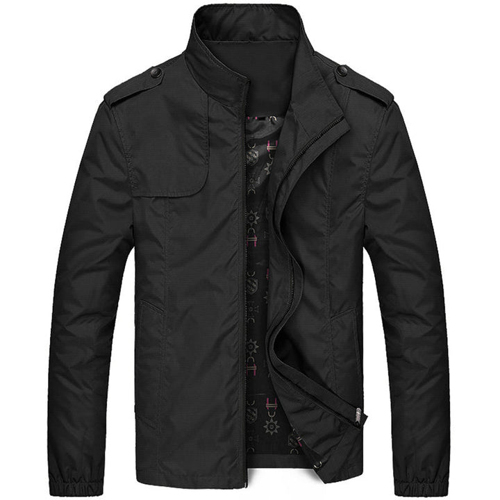 Drune | Schicke Zip up Jacke Mit Stehkragen Für Männer