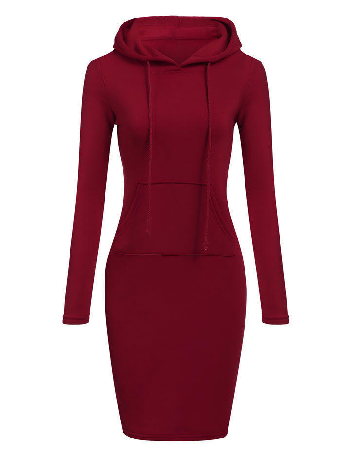 Drune | Gemütliches & Schickes Kapuzen-Sweatshirt-Kleid für den Herbst