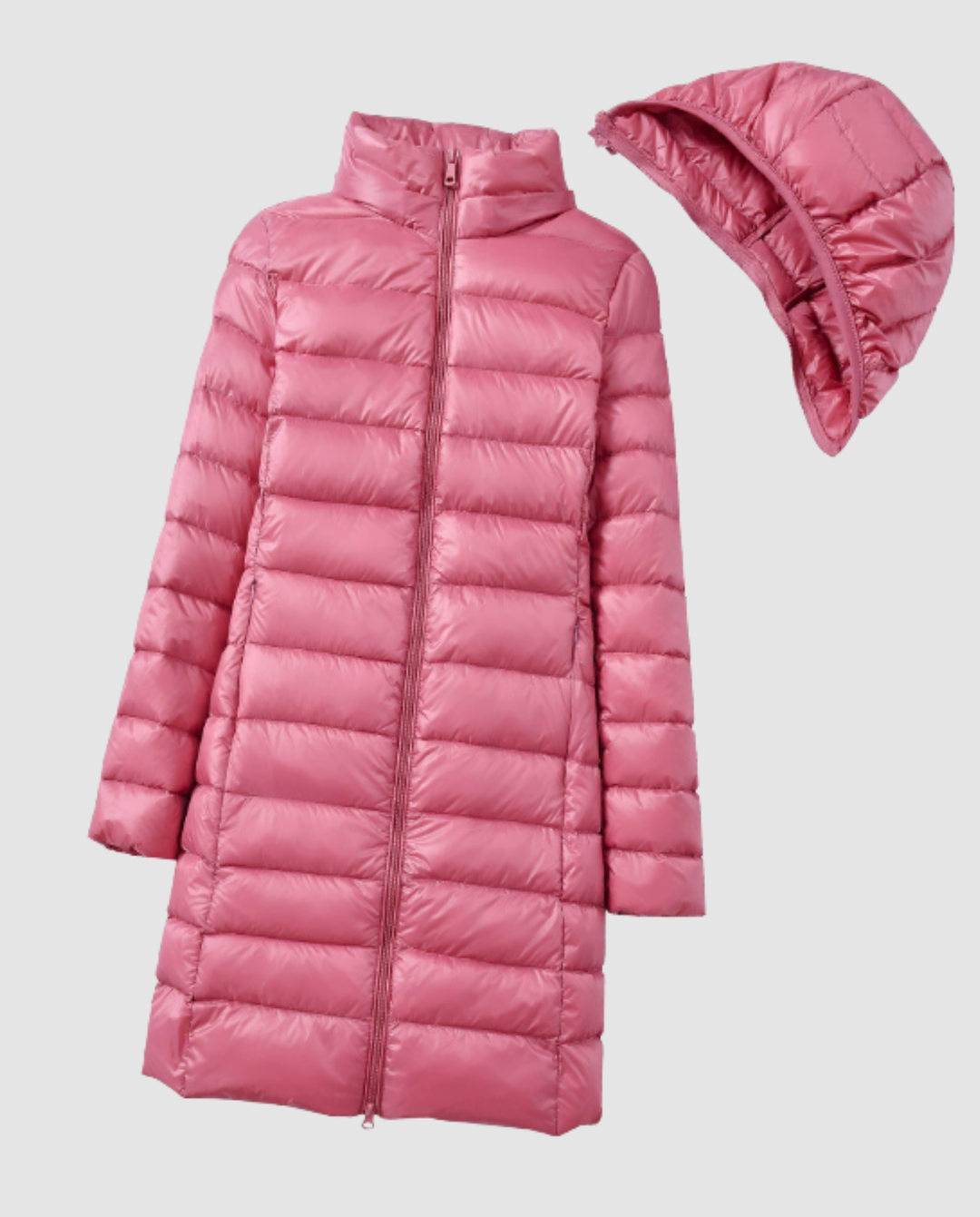 Damen Ultraleichte Daunenjacke mit Kapuze | Drune